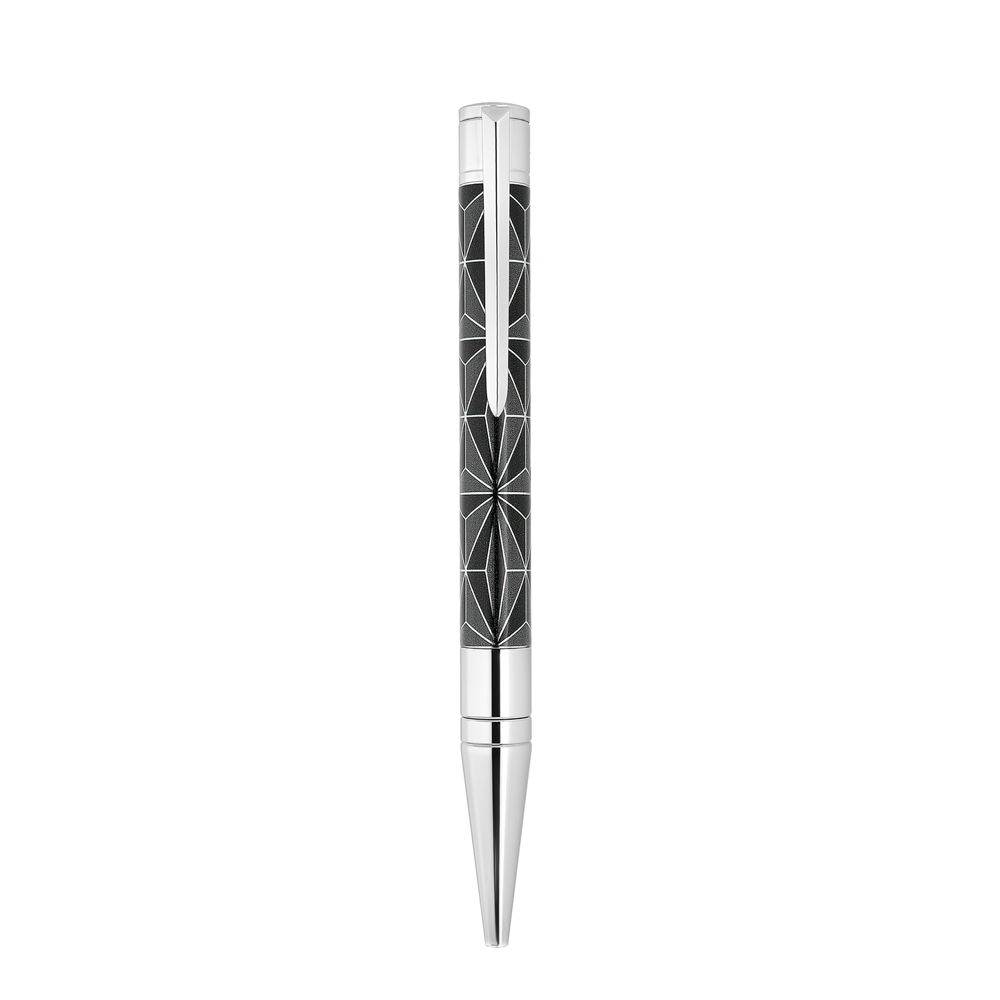ST Dupont Kugelschreiber D Initial D Initial, Palladium, Ltd. Edt., Schwarz