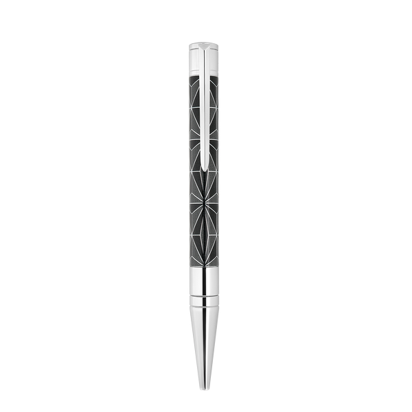 ST Dupont Kugelschreiber D Initial D Initial, Palladium, Ltd. Edt., Schwarz