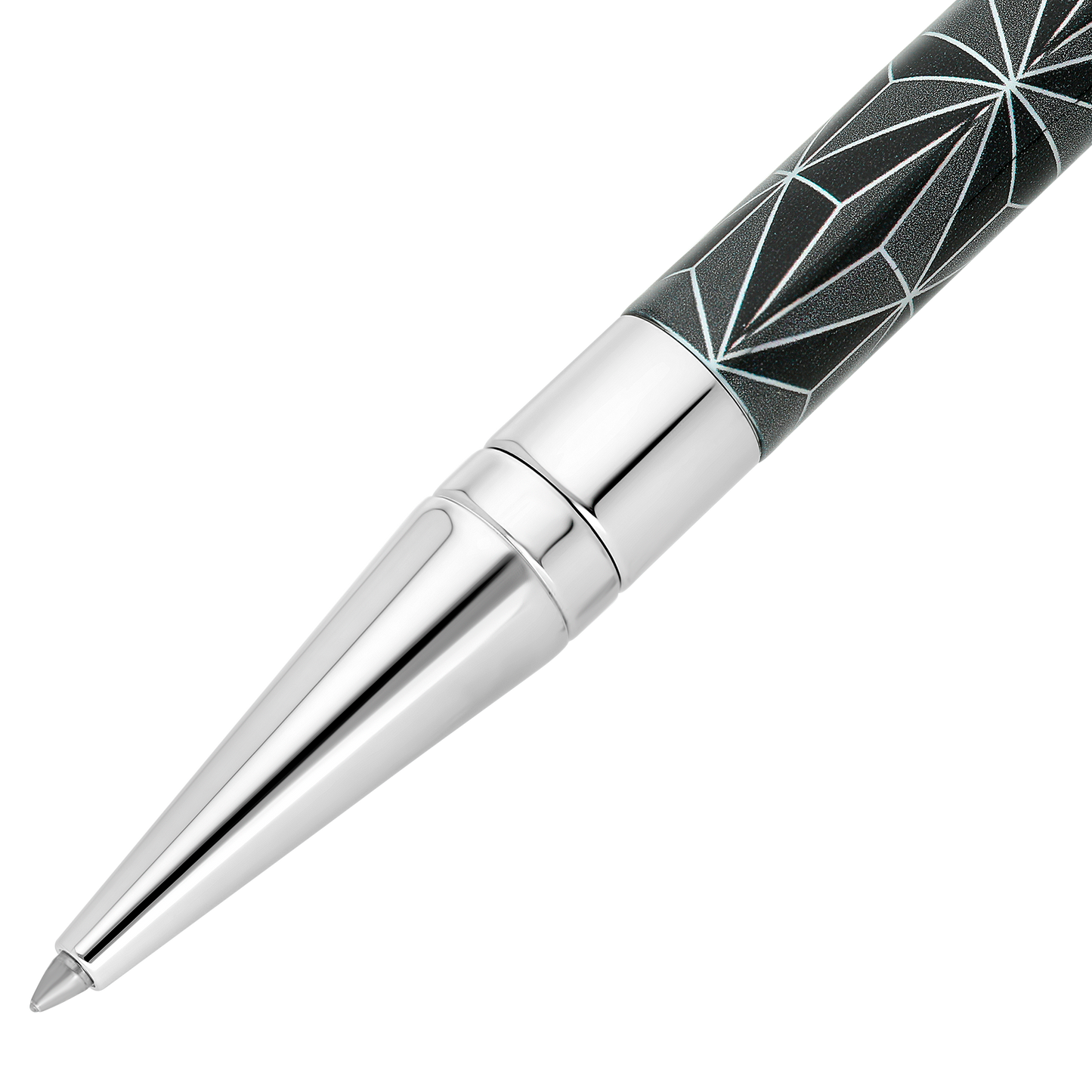 ST Dupont Kugelschreiber D Initial D Initial, Palladium, Ltd. Edt., Schwarz