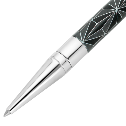 ST Dupont Kugelschreiber D Initial D Initial, Palladium, Ltd. Edt., Schwarz