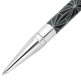 ST Dupont Kugelschreiber D Initial D Initial, Palladium, Ltd. Edt., Schwarz