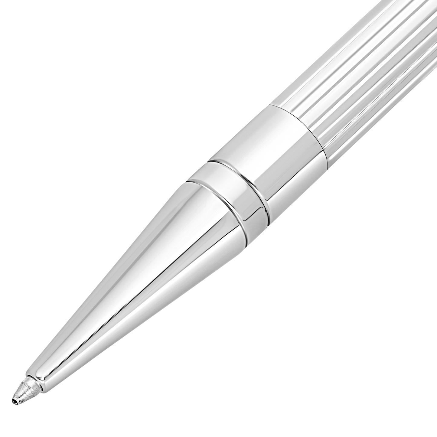 ST Dupont Ballpoint Pen Initial D Initial, Palladium, Ltd. Edt., Silver