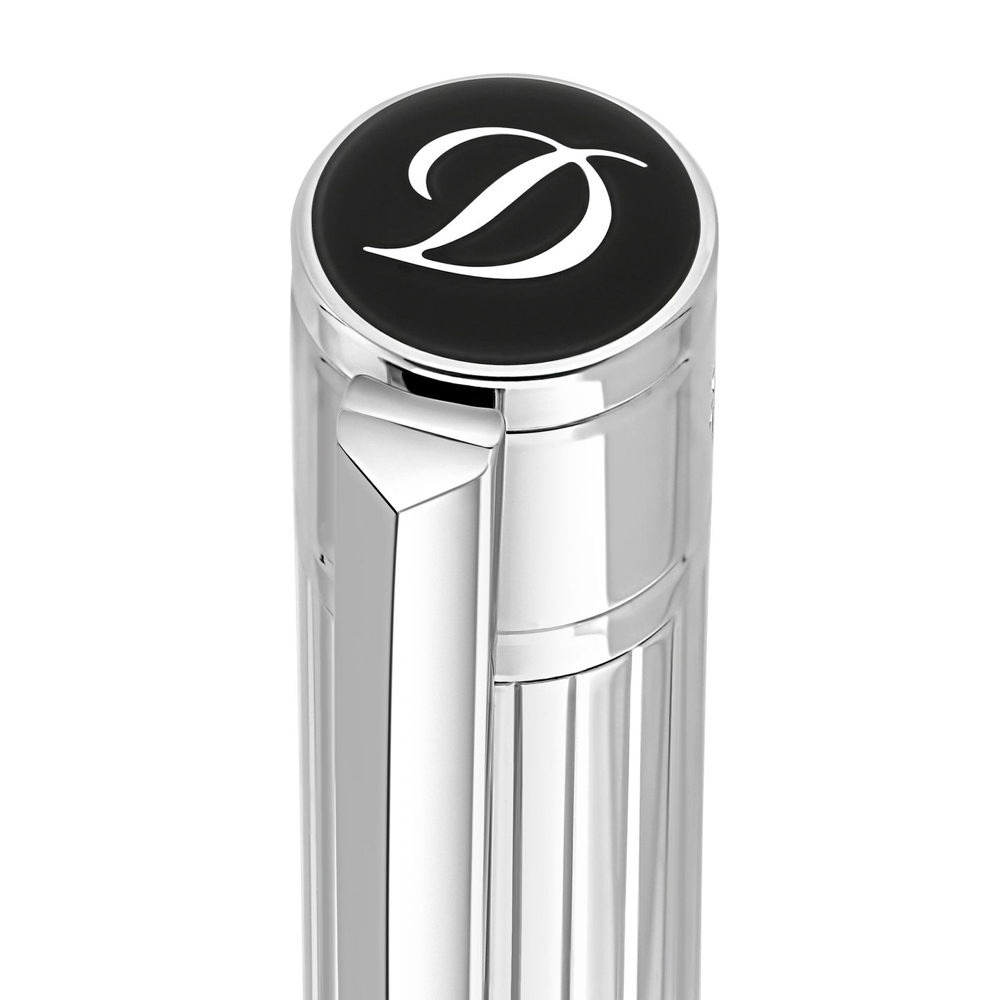 ST Dupont Ballpoint Pen Initial D Initial, Palladium, Ltd. Edt., Silver