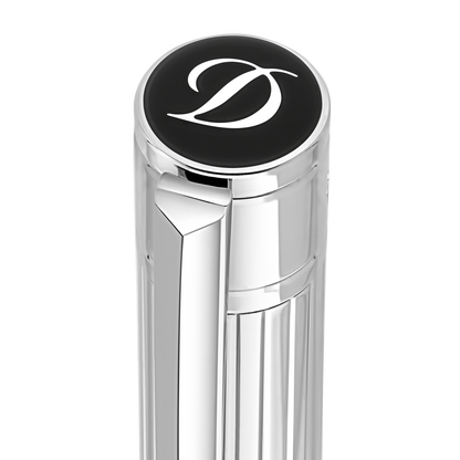 ST Dupont Ballpoint Pen Initial D Initial, Palladium, Ltd. Edt., Silver