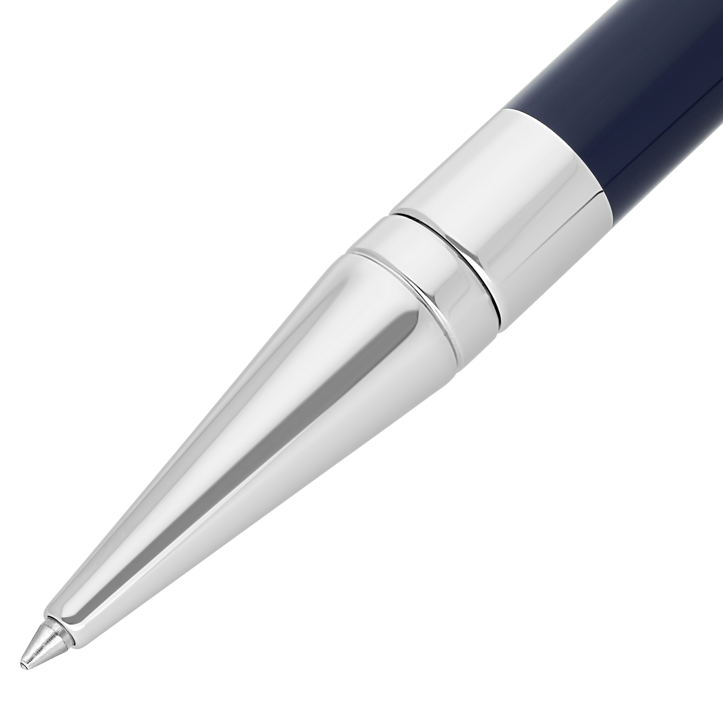ST Dupont Ballpoint Pen Initial D Initial, Palladium, Ltd. Edt., Dark Blue