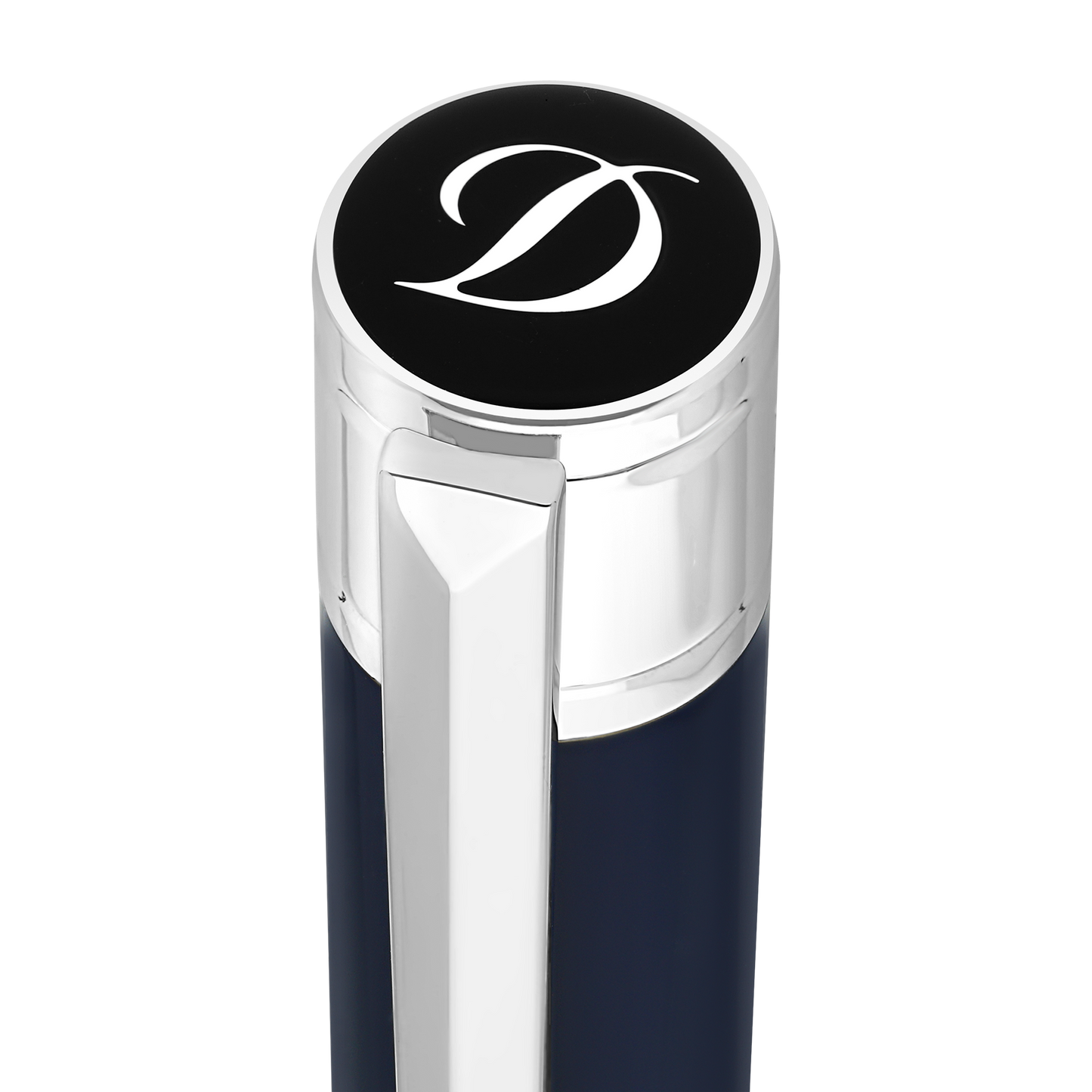 ST Dupont Ballpoint Pen Initial D Initial, Palladium, Ltd. Edt., Dark Blue