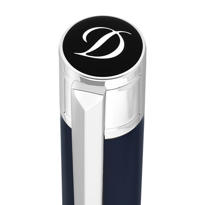 ST Dupont Ballpoint Pen Initial D Initial, Palladium, Ltd. Edt., Dark Blue