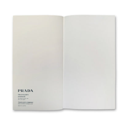 PRADA Ricambio Notizbuch Travel Journal Bianko und Giallo
