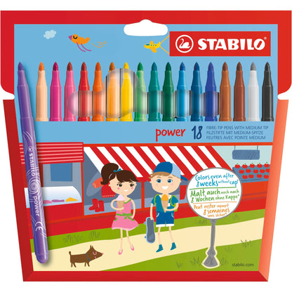 STABILO Power 18er Kartonetui – Ansicht 1