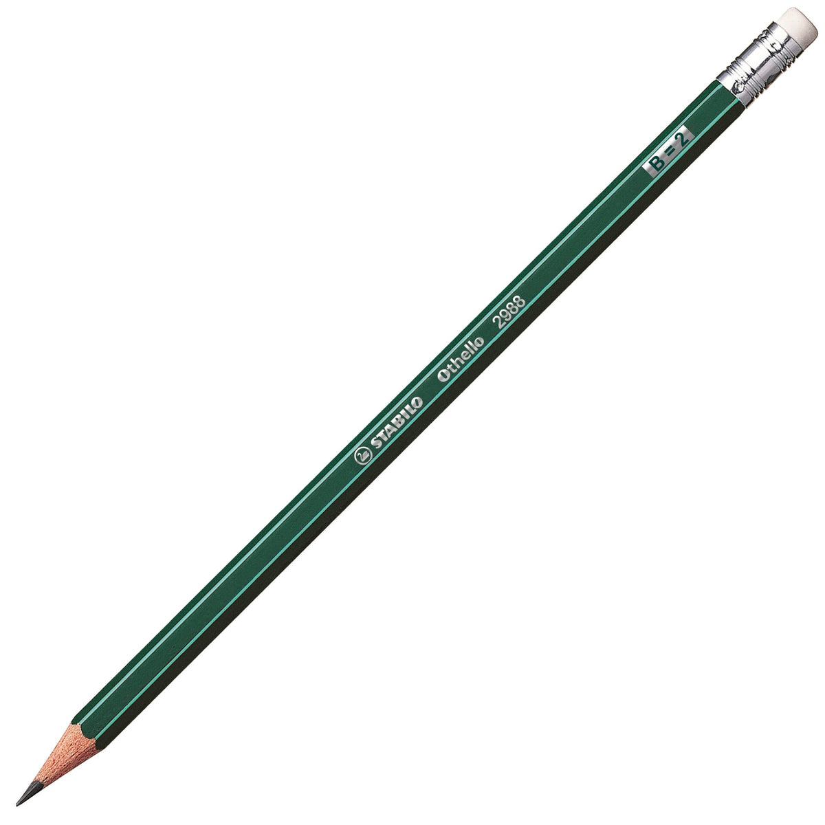 STABILO Othello Gummikapsel Bleistift Härte B – Ansicht 1
