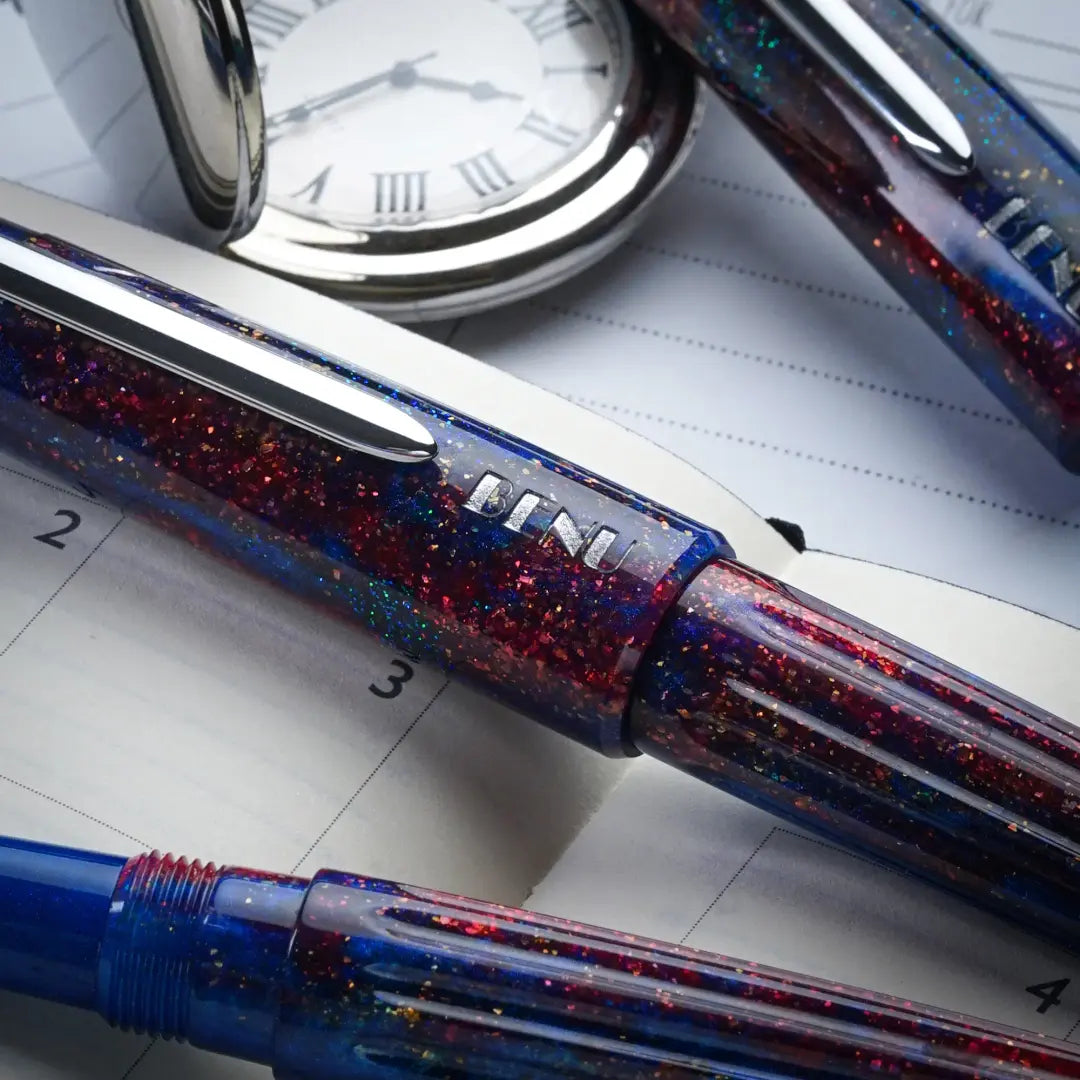 BENU Fountain Pen DailyMate Silver, Lively Tuesday