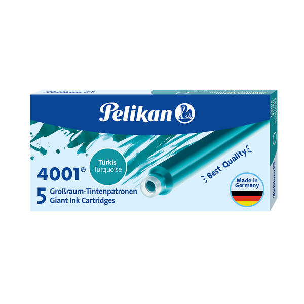 Pelikan Tintenpatronen 4001 GTP/5, Türkis