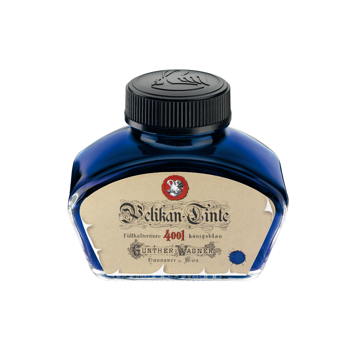 Pelikan Tinte, 4001, Königsblau historisch, 62,5 ml