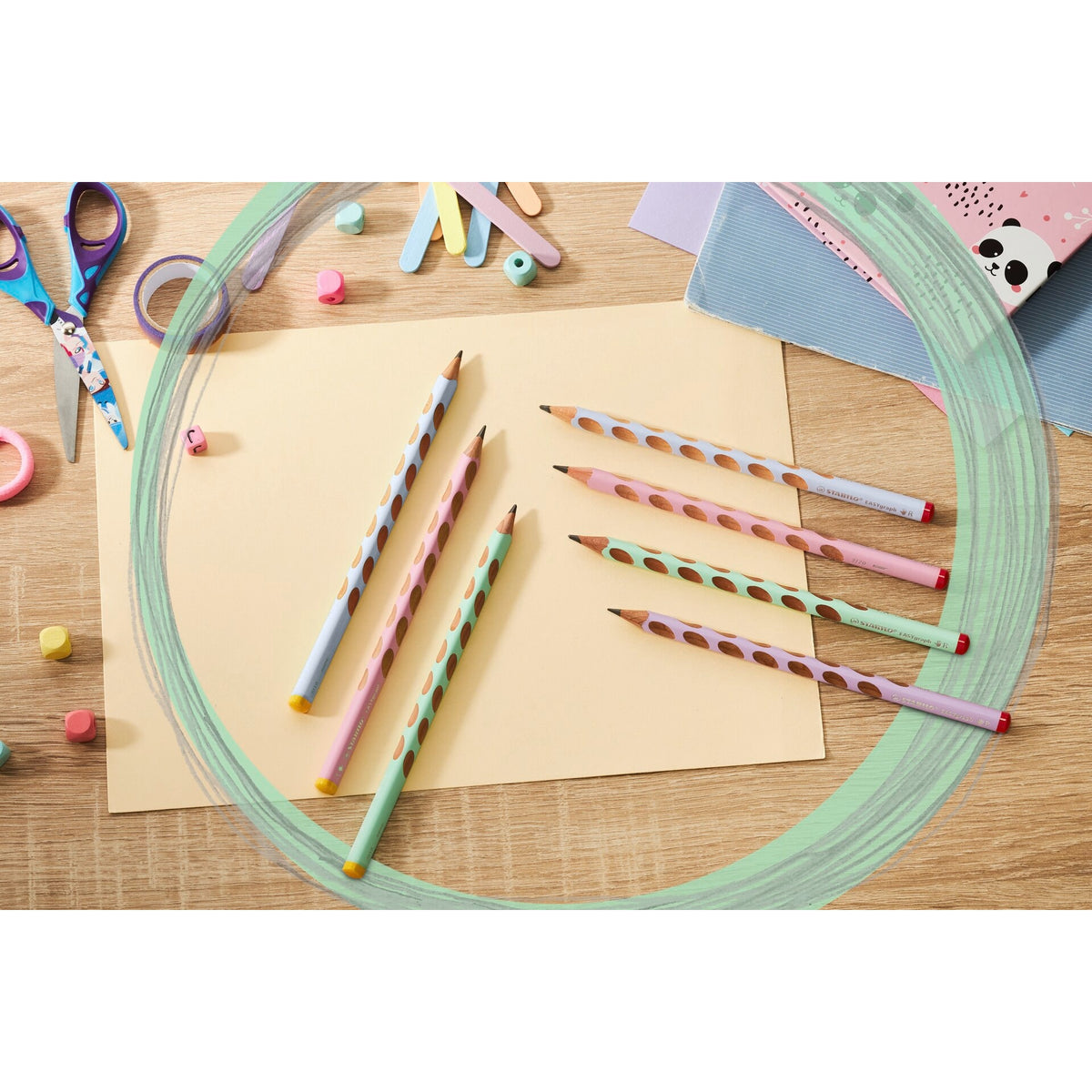 STABILO EASYgraph HB pastelllila R – Ansicht 5
