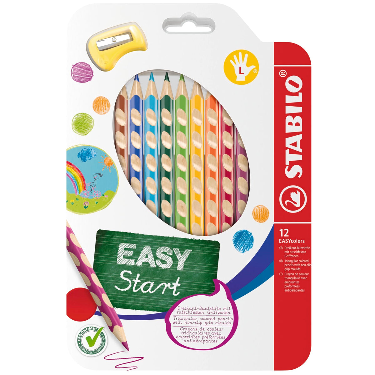 STABILO EASYcolors Start links 12er Etui – Ansicht 2
