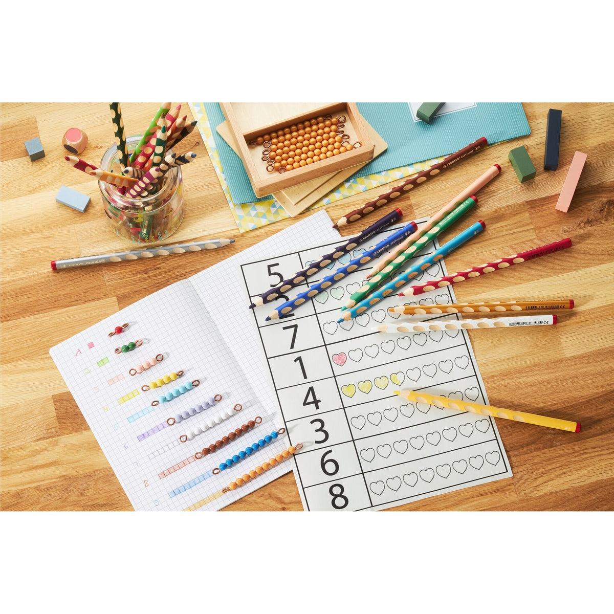 STABILO EASYcolors kirschrot links – Ansicht 7