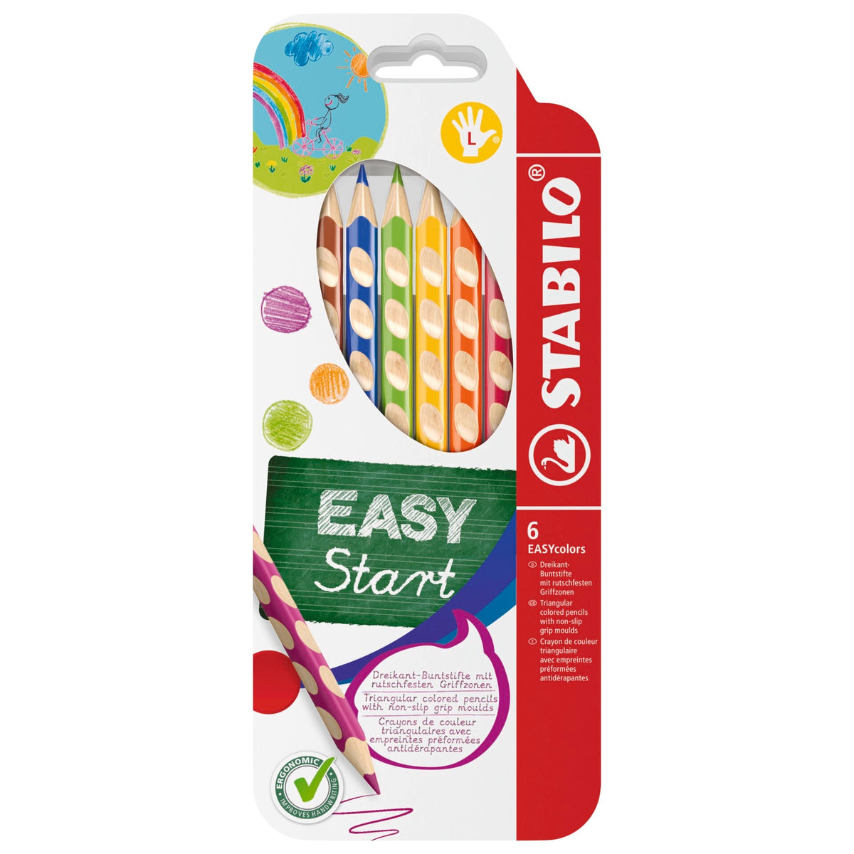 STABILO EASYcolors links 6er Etui – Ansicht 2