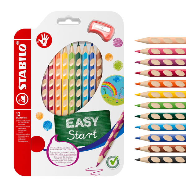 STABILO EASYcolors rechts 12er Etui