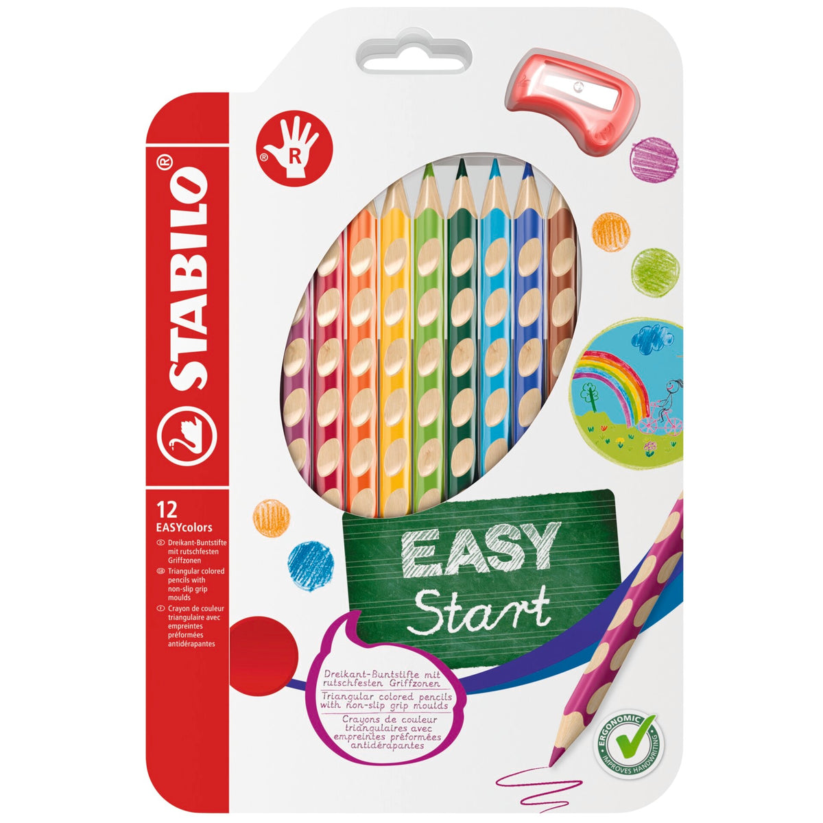 STABILO EASYcolors rechts 12er Etui – Ansicht 2