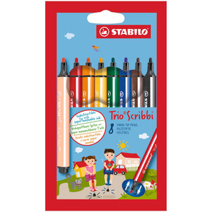 STABILO Trio Scribbi 8er Kartonetui NEU – Ansicht 1
