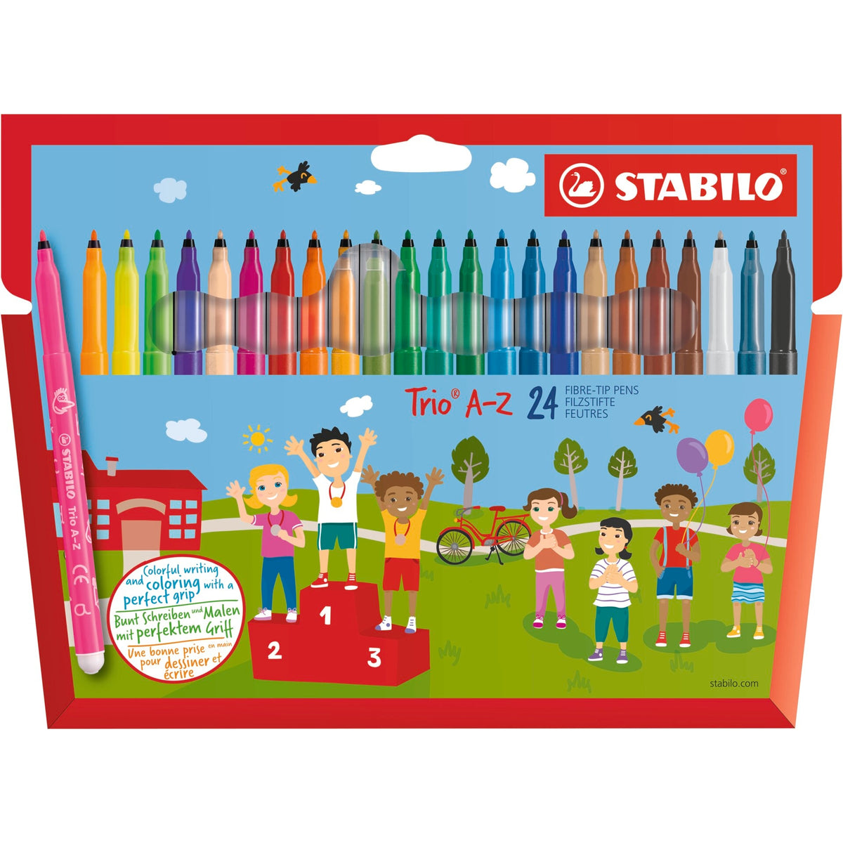 STABILO Trio A-Z 24er Kartonetui – Ansicht 1