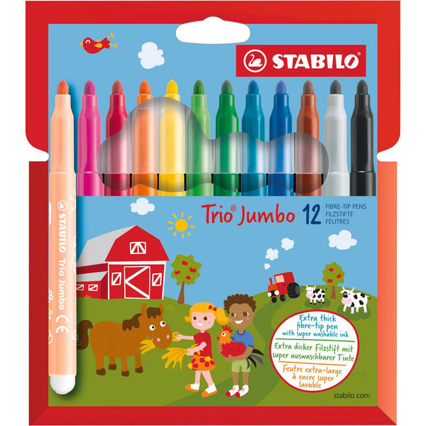 STABILO Trio Jumbo 12er Kartonetui