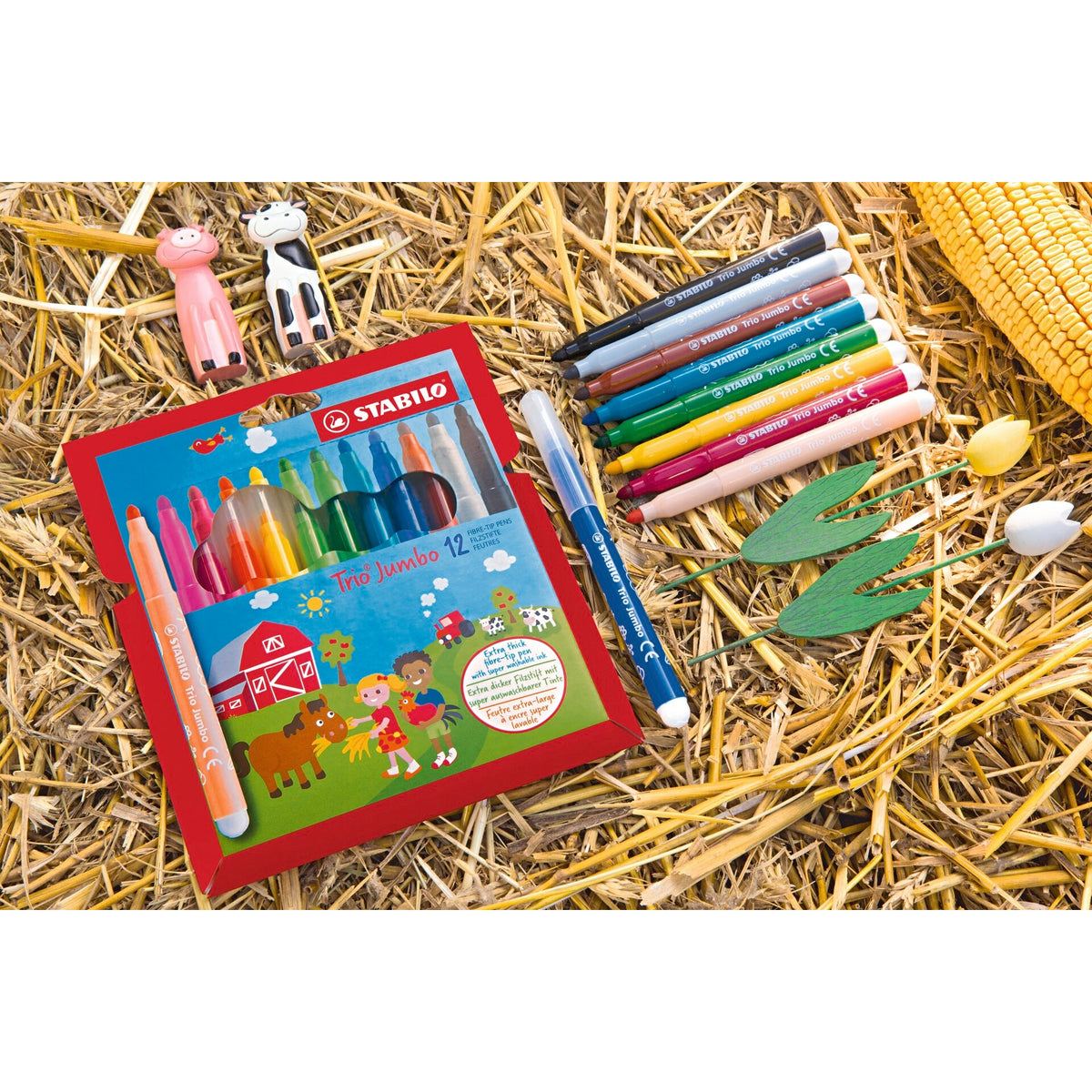 STABILO Trio Jumbo 12er Kartonetui – Ansicht 4