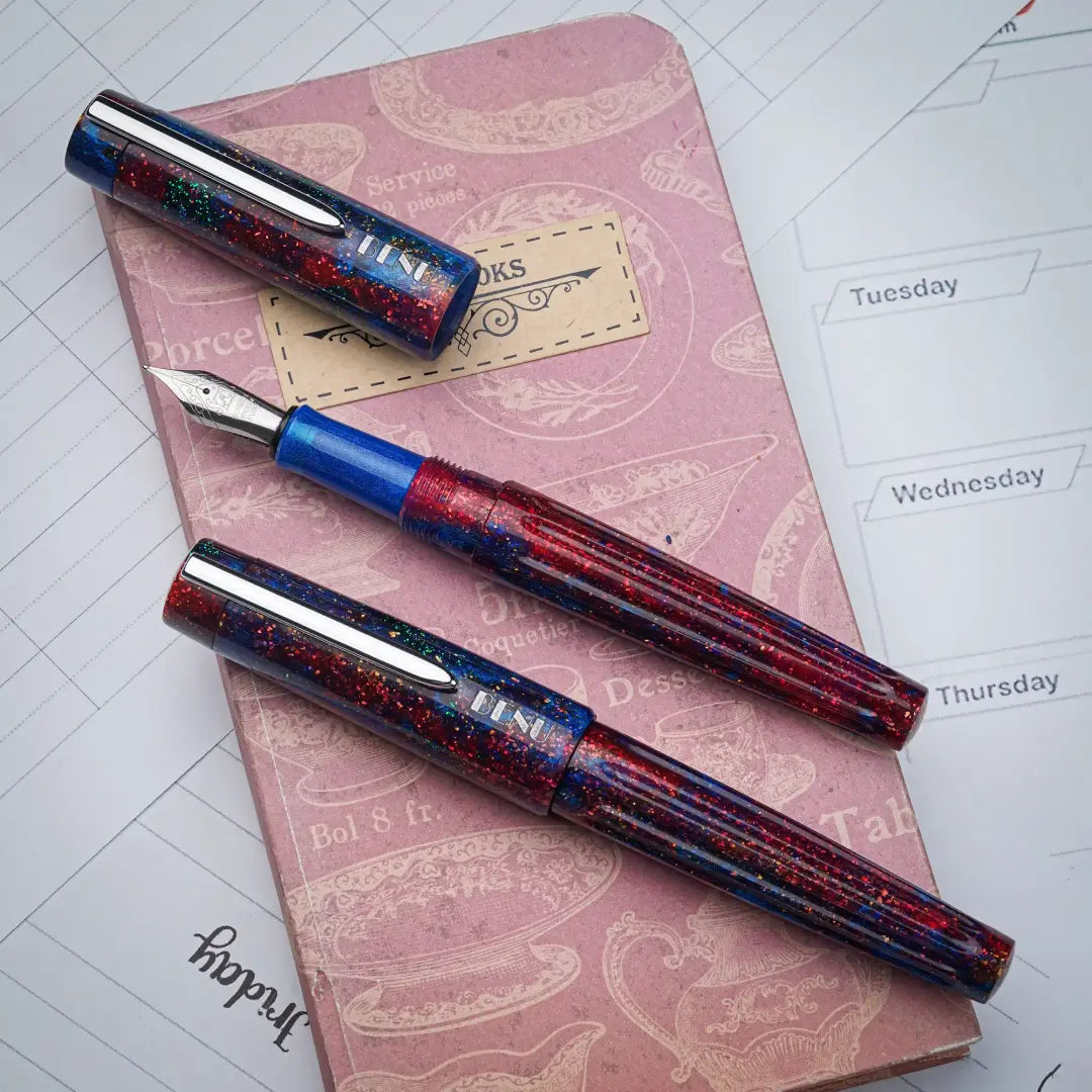 BENU Fountain Pen DailyMate Silver, Lively Tuesday