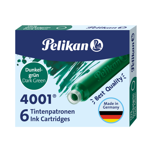 Pelikan, Ink Cartridge, 6 Cartridges, black