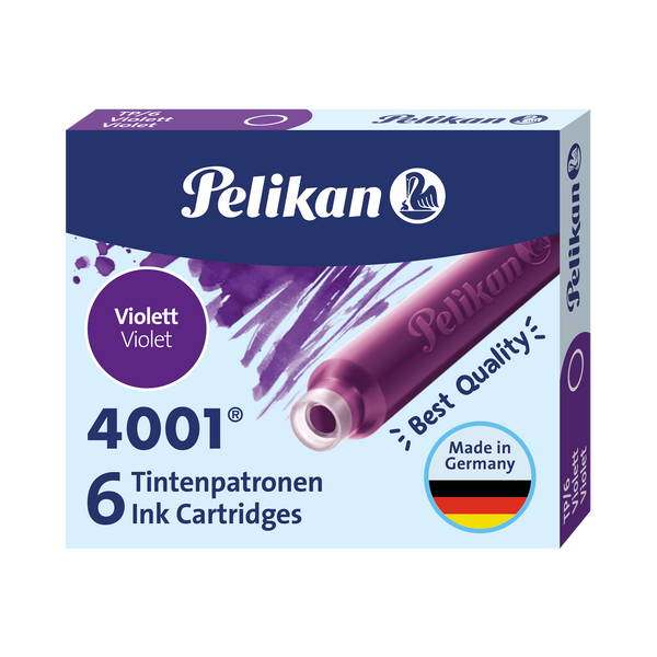 Pelikan Tintenpatronen 4001 TP/6, Violett
