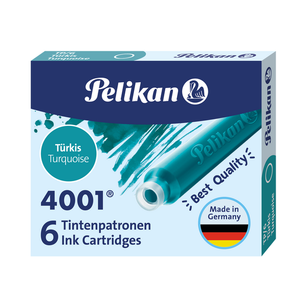 Pelikan Tintenpatronen 4001 TP/6, Türkis
