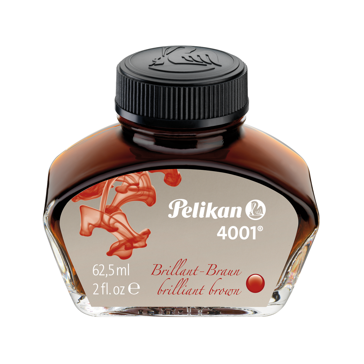Pelikan Tinte, 4001, Brilliant-Braun, 62,5 ml