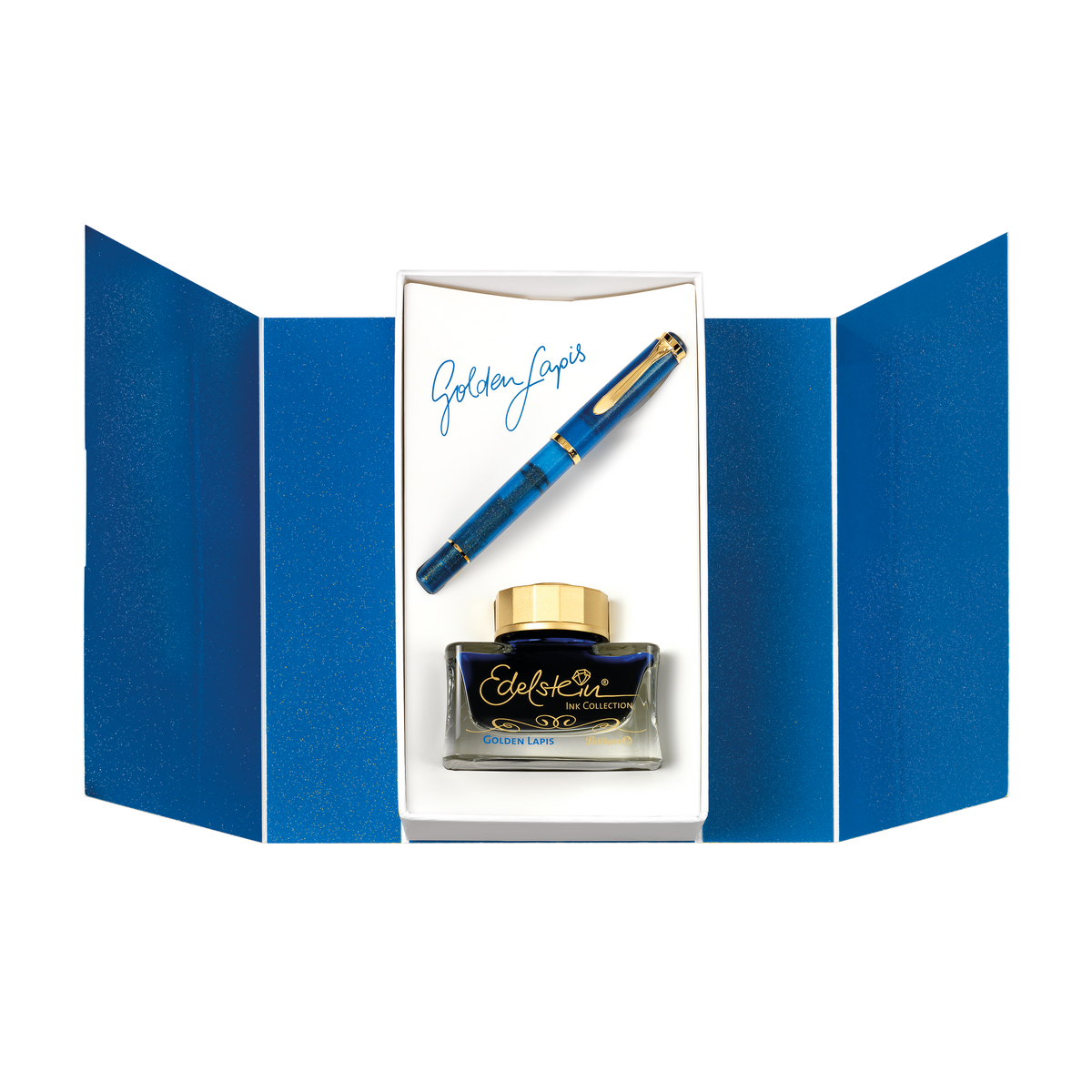 Pelikan Füller, Classic M200, Golden Lapis, Special Edition