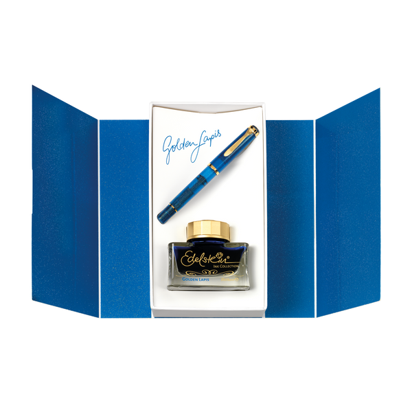 Pelikan Füller, Classic M200, Golden Lapis, Special Edition