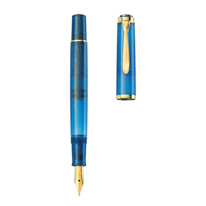 Pelikan Füller, Classic M200, Golden Lapis, Special Edition