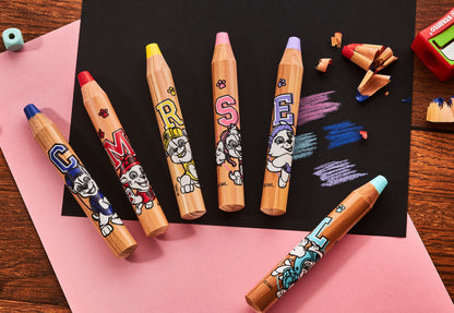 STABILO woody 3 in 1 PAW Patrol Multitalent-Stift 6er Set mit Spitzer – 6 Farben, bedruckt mit PAW Patrol Motiven – Ansicht 5