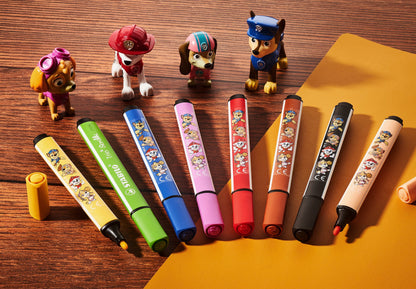 STABILO Trio Scribbi PAW Patrol gefederter Dreikant-Filzstift 8er Set – 8 Farben, bedruckt mit PAW Patrol Motiven – Ansicht 6
