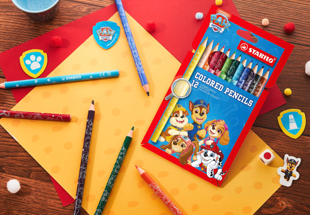 STABILO Buntstift PAW Patrol 12er Set – 12 Farben, mit PAW Patrol Motiven bedruckt – Ansicht 5
