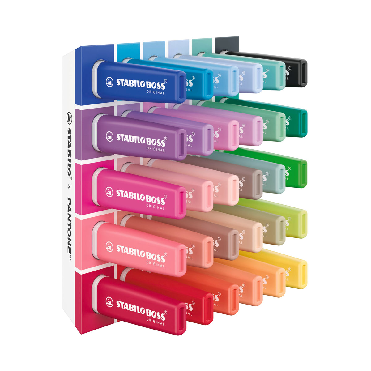 STABILO x PANTONE BOSS ORIGINAL Textmarker Tischset – 30er Set – Ansicht 2