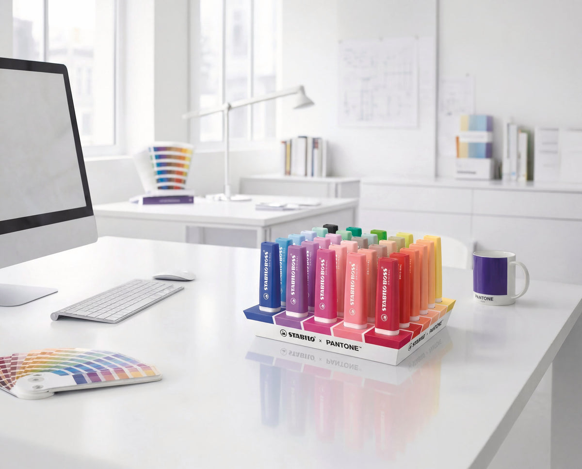 STABILO x PANTONE BOSS ORIGINAL Textmarker Tischset – 30er Set – Ansicht 4