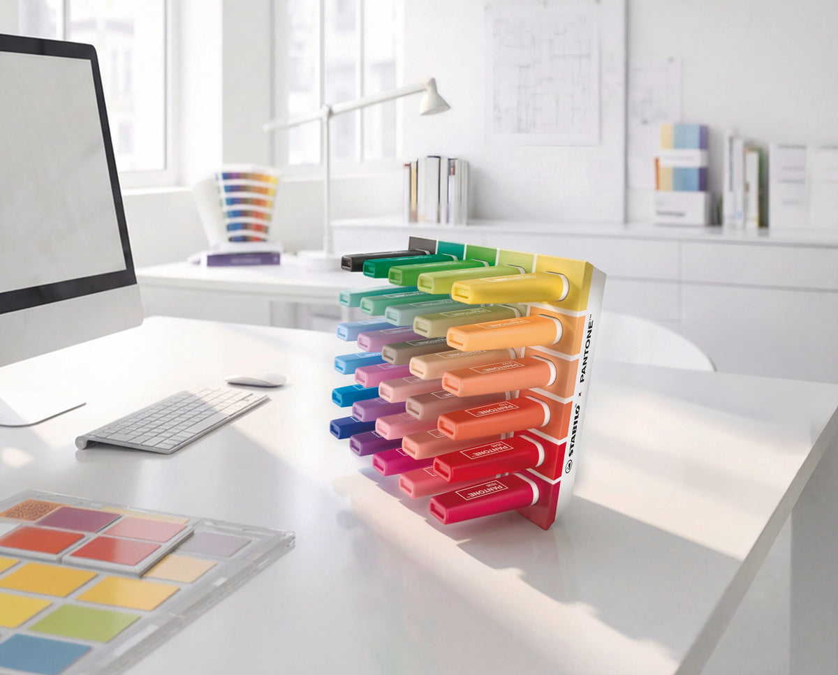 STABILO x PANTONE BOSS ORIGINAL Textmarker Tischset – 30er Set – Ansicht 5