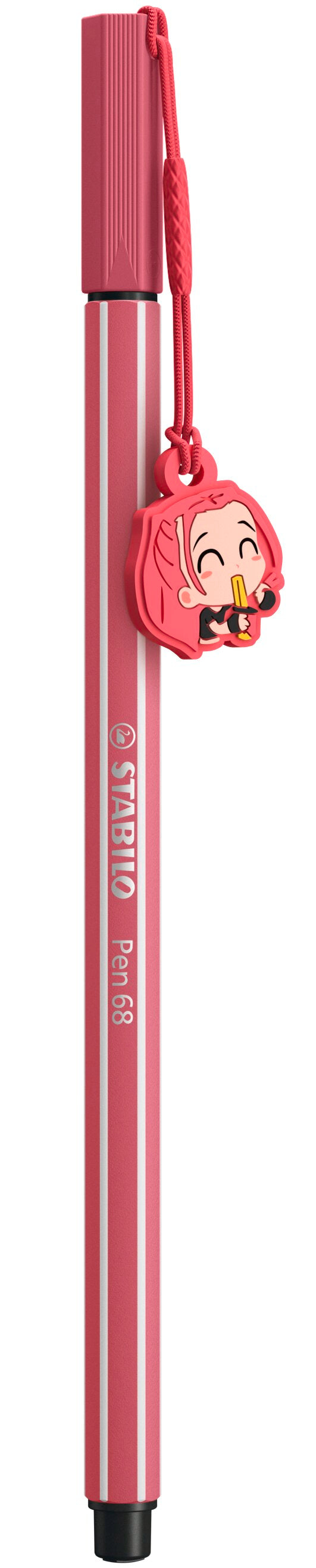 STABILO Pen 68 KPop Demon Hunters Premium-Filzstift 3er Pack – Erdbeerrot, Pflaume, Minzgrün – Ansicht 2