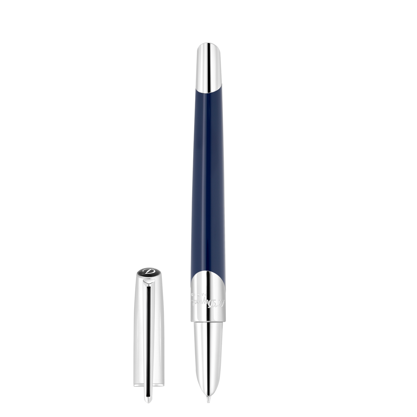 ST Dupont Füllfederhalter Defi Milenium Defi, Palladium, Dark-blue