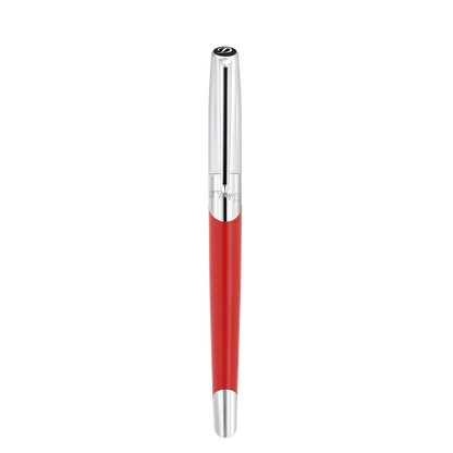 ST Dupont Füllfederhalter Defi Milenium Defi, Palladium, Rot