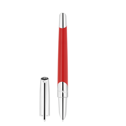 ST Dupont Füllfederhalter Defi Milenium Defi, Palladium, Rot