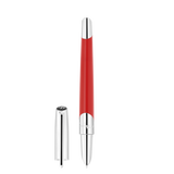 ST Dupont Füllfederhalter Defi Milenium Defi, Palladium, Rot