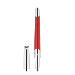 ST Dupont Füllfederhalter Defi Milenium Defi, Palladium, Rot