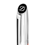 ST Dupont Füllfederhalter Defi Milenium Defi, Palladium, Rot