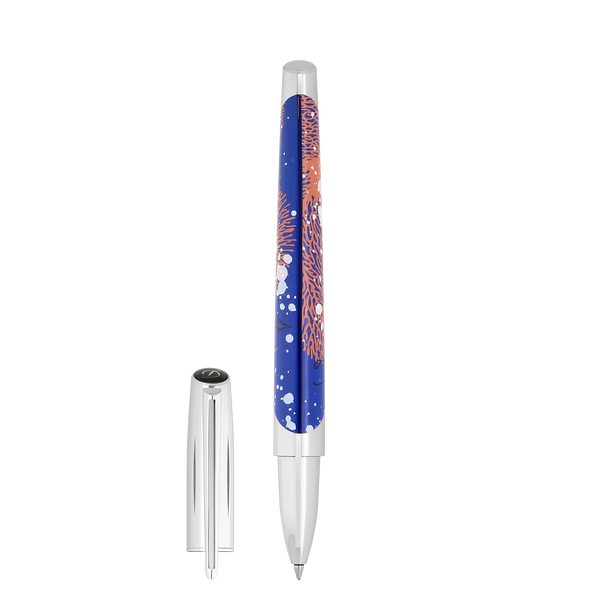 ST Dupont Tintenroller Defi Milenium 20000 Lieues Sous Les Mers, Ltd. Edt., Royal-blue