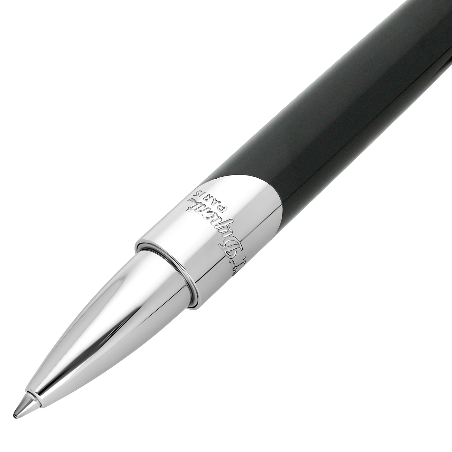 ST Dupont Rollerball Pen Defi Millennium Defi, Palladium, Black